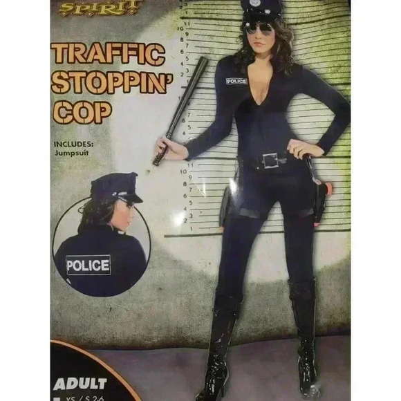 Traffic Stoppin' Cop costume with accessories - Picture 1 of 10